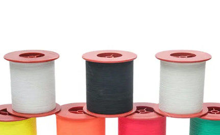 100% Poliéster Arco-íris colorido de dupla face Fio refletor para tricô Lavar Durabilidade 0,25 mm 0,5 mm 1 mm