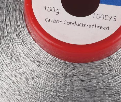 100D/3 Fibra de Carbono Fios Antistáticos Condutores de Fio Torcido