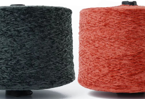 6NM 2mm Chenille Fancy Yarn Ambientalmente fino Terileno algodão Chenille Filamento Para Sofá