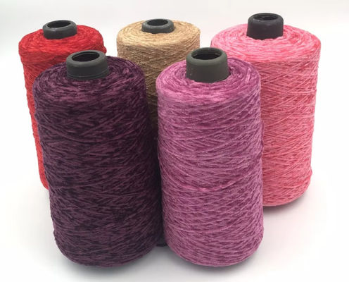 Novo 1/4NM 100% Acrílico Ligeiro Chenille Tricotexturizado