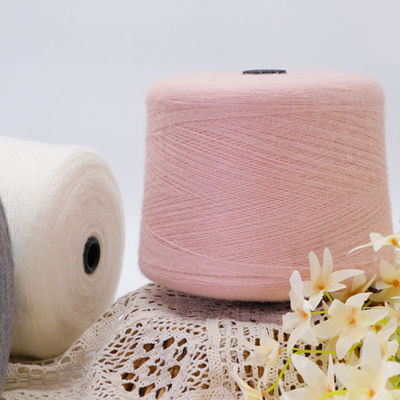 Macrame Tintado Mistura Acrílica Fio Caxemira Como Tricoteado Fancy 2/36Nm