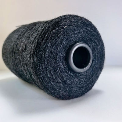 Tecelagem mista confortável de spandex misturado suéter de fio de luxo escovado suave tingido tocado 100% fio acrílico puro