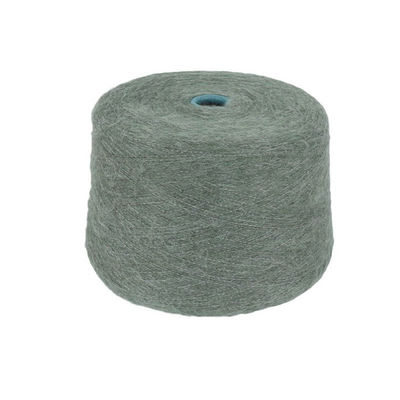 Poliéster suave / acrílico espumado 44% 28Nm/2 suéter misturado de nylon 2/36Nm Feeling e fancy misturado de lã 100% fio acrílico para tricô