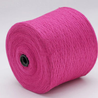 Spandex 18S/2 Macrame em bruto 100% Tensalidade Cores resistentes qualidade Nylon 35% algodão misturado finos fios acrílicos espumados para tecelagem