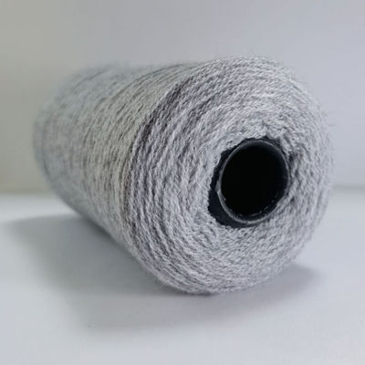 Spandex 18S/2 Macrame em bruto 100% Tensalidade Cores resistentes qualidade Nylon 35% algodão misturado finos fios acrílicos espumados para tecelagem