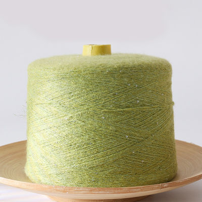 Tecidos de viscose tingidos 44% 5Ply Nylon misturado Fantasia de fio High Soft 50% Acrílico 44% Poliéster 5% Lana 1% Spandex