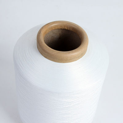 Texturizado 210D / 48F Nylon coberto de fio de spandex 560D Earloop Fabricação de camisas de curvatura de ar nua de algodão integrado 70D 620D