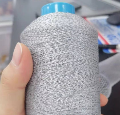 350D Fios refletores de bordados cinzentos para tricotar Roupas de segurança Fios refletores de costura