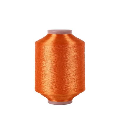 Fios de poliéster brilhante 75/36 Branco Tex Diamante Luxury Fios Dope tingidos